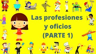 LAS PROFESIONES U OFICIOS Parte 1 PARA NIÑOS ESPAÑOL  CON ANIMACIONES DIVERTIDAS [upl. by Artemahs201]