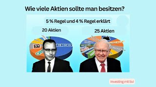 Die ideale Anzahl Aktien im Depot  Wann wird die Auswahl zu wenig [upl. by Els]