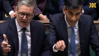 HIGHLIGHTS Keir Starmer takes on Rishi Sunak at PMQs [upl. by Boleyn253]