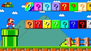 Super Mario Bros but there are MORE Custom Item Blocks [upl. by Haran]