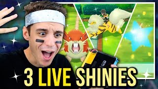 LIVE 3 FULL ODDS Shinies in Pokémon Lets GO  Over 18700 seen Dream Team 1 [upl. by Adnarym]