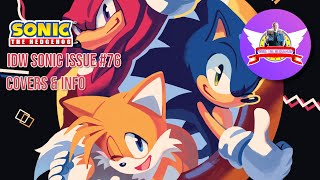 IDW Sonic Issue 76 Covers amp Info [upl. by Ellecrag]