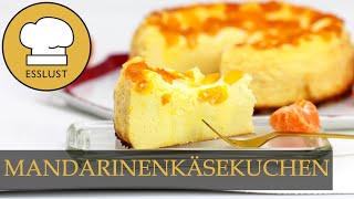 Schneller MANDARINENKÄSEKUCHEN ohne Boden [upl. by Acinnod]