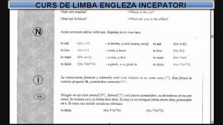 Curs de limba Engleza incepatori temavocabular  Lectia 3 [upl. by Tremann]