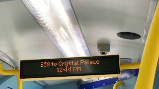 358 to Crystal Palace [upl. by Ajroj934]