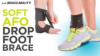 Drop Foot Brace After Peroneal Nerve Injury Stroke or Muscle Damage by BraceAbility [upl. by Chitkara]