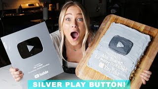 EATING MY SILVER PLAY BUTTON Ft Rie amp Worth It  Alix Traeger [upl. by Miharba521]