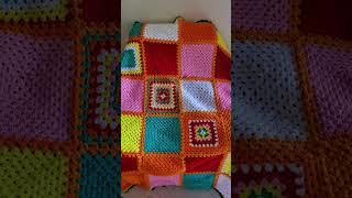 A gorgeous granny square blanket 🧶🧶 crotchet [upl. by Ronnie]