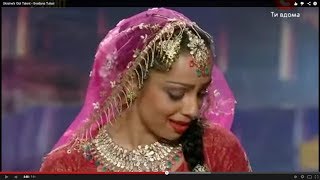 Ukraines Got Talent  Bollywood Mujra Kathak dance by Svetlana Tulasi [upl. by Alien]