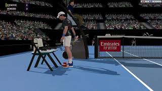 Djokovic vs Menezes Full Ace Tennis ATP250 QF Sydney [upl. by Kcirtapnhoj418]