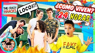 ⚠️ Como Viven THE CRAZY HAACKS ⁉🤩 Rutina 24 HORAS con MATEO HUGO y LADY PECAS en la MANSION 💥🏠 [upl. by Ile29]