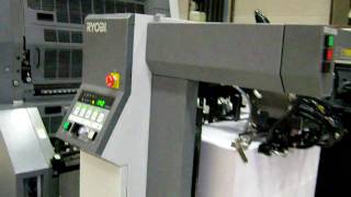 Ryobi 750 offset press at Finesse Druk [upl. by Ardni]