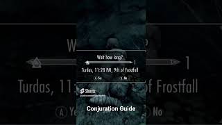 Skyrim Guide Level 100 Conjuration Guide gaming skyrim [upl. by Dirgis]