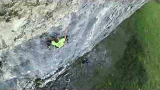 Steve McClure climbing Northern Exposure ext 9a Kilnsey [upl. by Hosea]