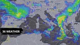 ΚΑΙΡΟΣ  30 Νοεμβρίου 2024  Μοντέλο ECMWF  Υετός  βροχές καταιγίδες  Στην Ευρώπη [upl. by Furlani]