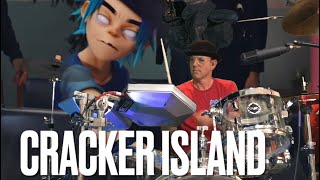 Cracker Island  Gorillaz and Thundercat  Drums added [upl. by Nahshunn624]