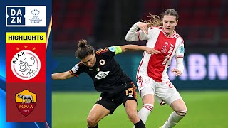 HIGHLIGHTS  Ajax vs AS Roma  UEFA Womens Champions League 202324 Italiano [upl. by Coreen]