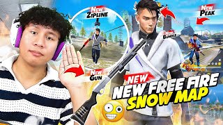 New Free Fire Snow ⛄️ Map Slide Winterlands 🥶 Update Gameplay amp Review  Tonde Gamer [upl. by Leake]