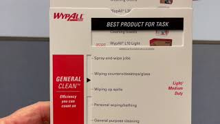 Wypall Cleaning and Sanitizing Product Selector by American Slide Chart  Perrygraf [upl. by Hacim239]