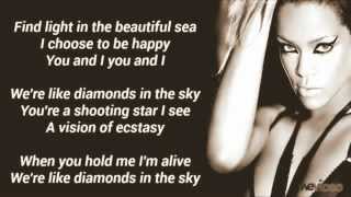 Rihanna  Diamonds LYRICS [upl. by Sybley]