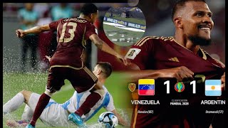 La VINOTINTO fue superior a ARGENTINA y merecía ganar el partido [upl. by Annahs]