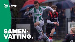 Samenvatting FC Groningen O17  Almere City FC [upl. by Adlez]