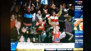 Crawley Town Fans Reaction to FA Cup Draw [upl. by Nnyw]