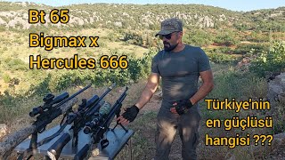 En Güçlü Havalı Tüfek Hangisi  Güçlerini karşılaştırdık  Bt65 Bigmax x Hercules 666 [upl. by Aeriel]