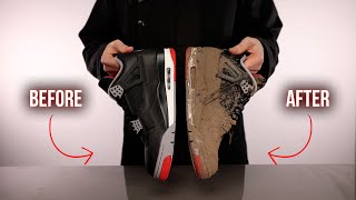 Effortless Jordan 4s Cleaning Guide  Crep Protect  Fast amp Simple [upl. by Corine969]