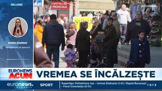 Vreme neobișnuit de caldă în octombrie Temperaturile ajung și la 22°C [upl. by Ahseekan]