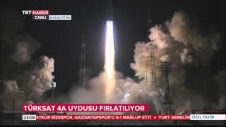 TÜRKSAT 4A UYDUSUNUN FIRLATILIŞ ÂNI [upl. by Eidoow]