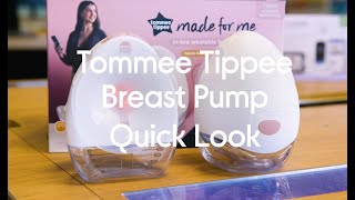 TOMMEE TIPPEE Double Electric Wearable Breast Pump  Quick Look [upl. by Hedelman955]