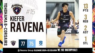 Kiefer Ravena IS CLUTCH 4TH QUARTER TAKEOVER BLeague Highlights [upl. by Lah]