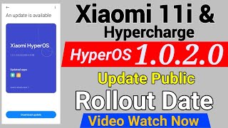 Xiaomi 11i Hypercharge HyperOS 1020 Update Public Rollout Date  Xiaomi 11i HyperOS Update [upl. by Niels]