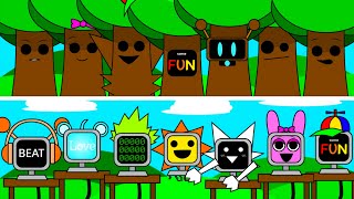 Incredibox Sprunki MrTree VS Sprunki Mr Fun Computers [upl. by Ing]