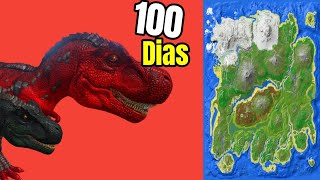 Sobreviviendo 100 DIAS en ark mobile HARDCORE [upl. by Eelymmij]