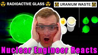 Making Uranium Glass and Waste Disposal  Nuclear Engineer Reacts to NileRedNileBlue [upl. by Eisenberg]