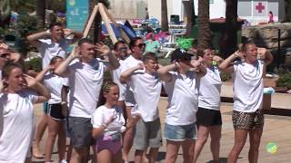 Club Mac Alcudia Mallorca all Inclusive Flash mob 2017 [upl. by Llesig]