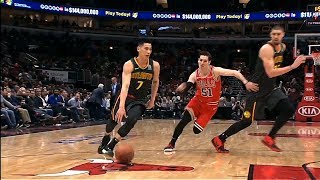 Jeremy Lin Highlights  Hawks at Bulls 12319 [upl. by Trebmal]