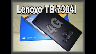 Lenovo Tab 7304i 16 GB WiFi  4G Tablet Unboxing [upl. by Flint564]