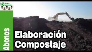 FÁBRICA de COMPOSTAJE 🌱 para abono orgánico para agricultura [upl. by Hars565]