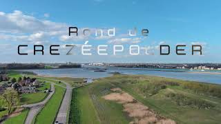 Rondvlucht Crezéepolder Ridderkerk  Drone 4K [upl. by Ruddie]