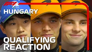 Drivers React After Qualifying  2024 Hungarian Grand Prix [upl. by Asnarepse]