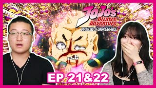 SHIGECHI VS KIRA 😱  Jojos Bizarre Adventure Reaction Part 4 Episode 21 amp 22  3x21 amp 3x22 [upl. by Naujat]