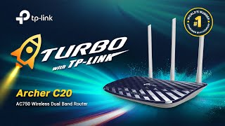 TPLink Archer C20 AC750 Wireless Router WiFi Speedtest [upl. by Madaras]