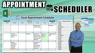 How To Create A Dynamic Appointment Scheduler In Excel Part 1 [upl. by Leonie]