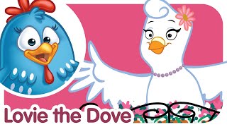 Animal Cartoons Lovie The Dove Song  Lottie Dottie Chicken UK  Nursery Rhymes For Toddlers amp Kids [upl. by Annaert238]