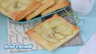 Pizzette di sfoglia alle patate  Forno e fornelli [upl. by Yarased974]