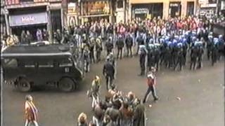 Old Skool Hools German Hooligans  Brussels Belgium 1991 [upl. by Chenee]