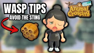 Avoid the Sting and Catch Wasps in Animal Crossing New Horizons [upl. by Ellehcan]